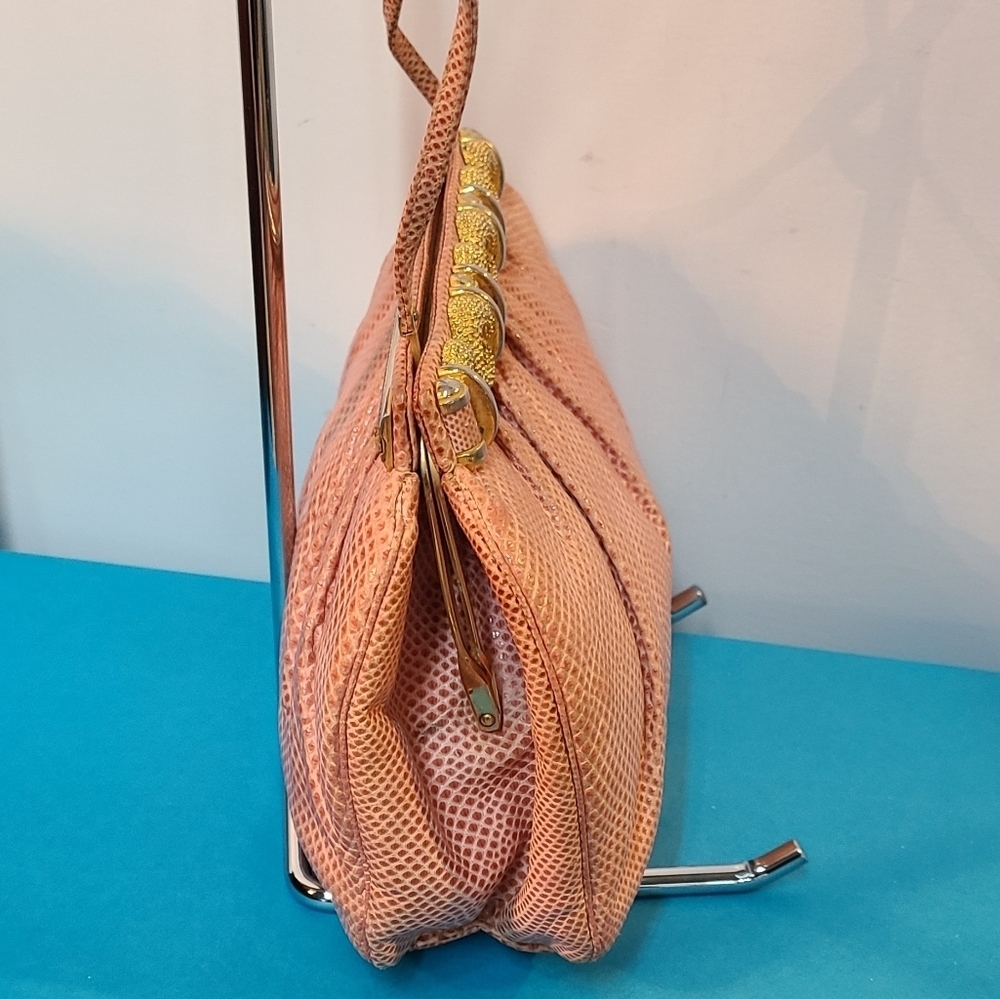 Judith Leiber Karuna Lizard Clutch/Crossbody - Picture 15 of 16